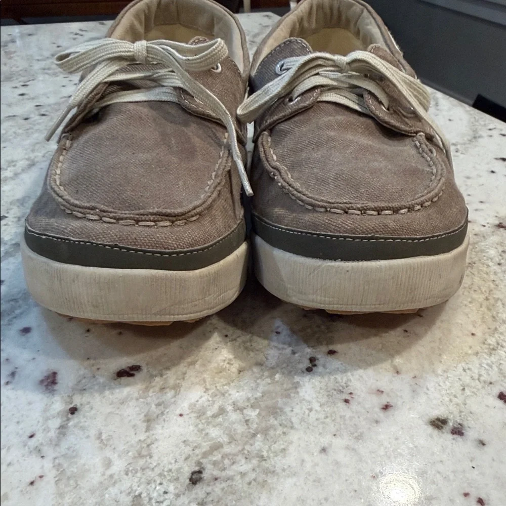 L.L. Bean Men's Tan Boat Shoes